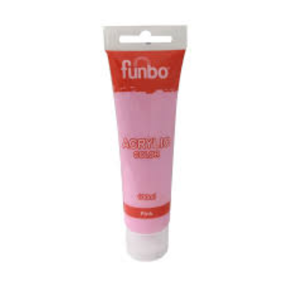 Funbo Acrylic TUBE 100ml 19 PINK FO-AC-100-019